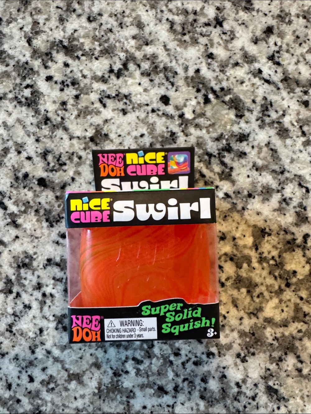 Nice Cube Swirl Super Solid Squish – Orange